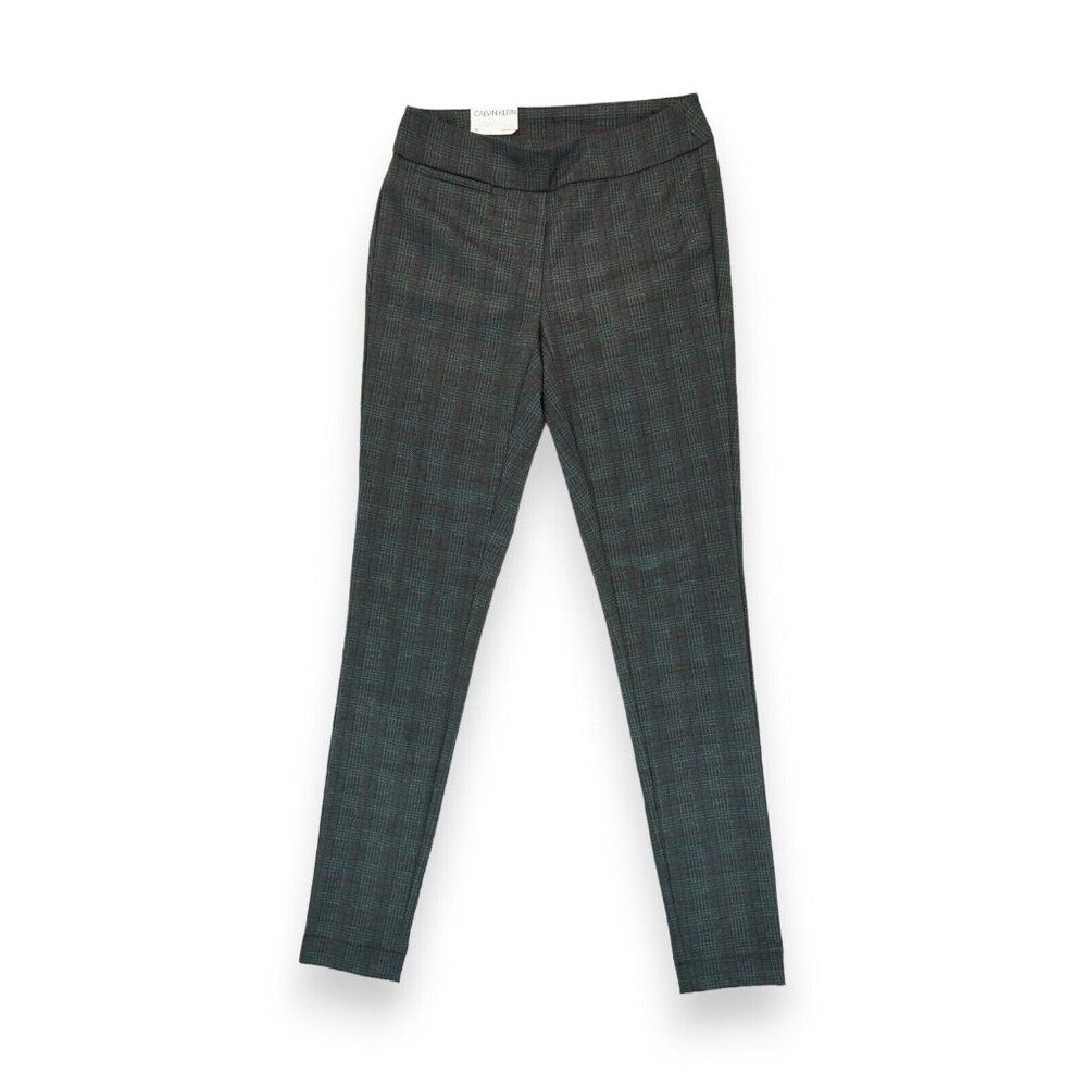 NWT‎ Calvin Klein Womens Ankle Skinny Pants Elastic Waist Pull On Size XS $69